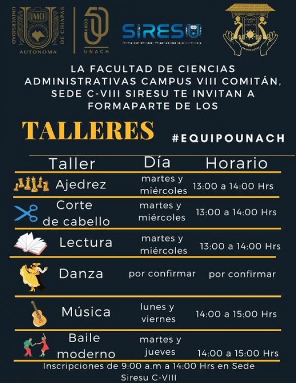 Torneo de Futbol Soccer y Talleres en la FCA CVIII-Comitán