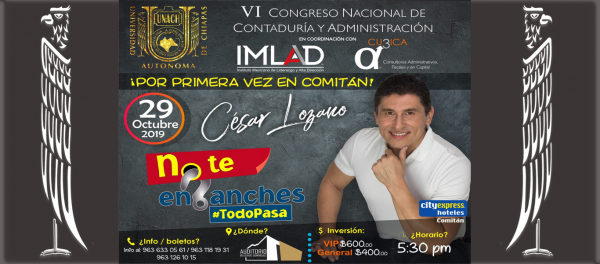 Conferencia "NO TE ENGANCHES" con César Lozano